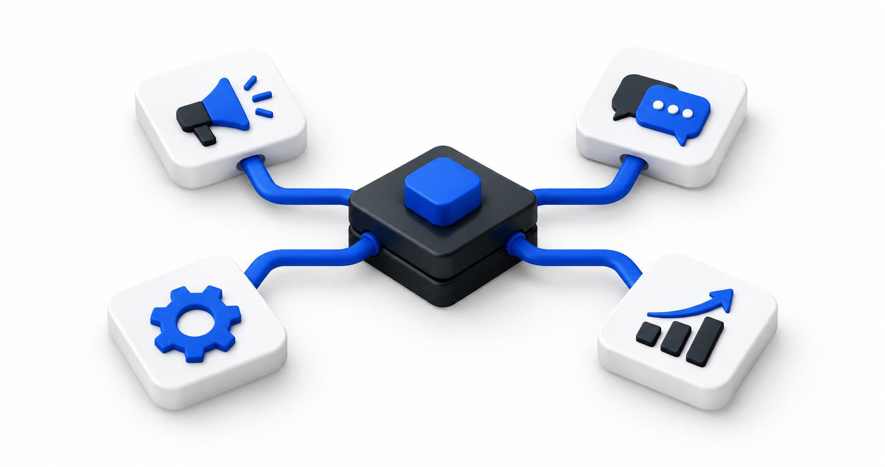 Connected marketing, follow-up, automation, and reporting modules in one growth system.